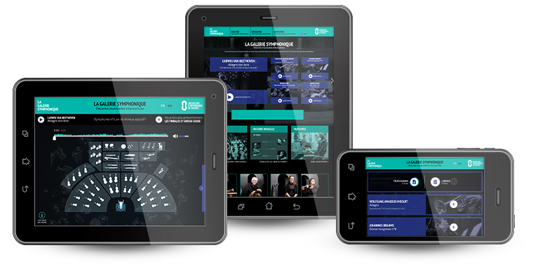 L’application mobile : la Galerie symphonique
